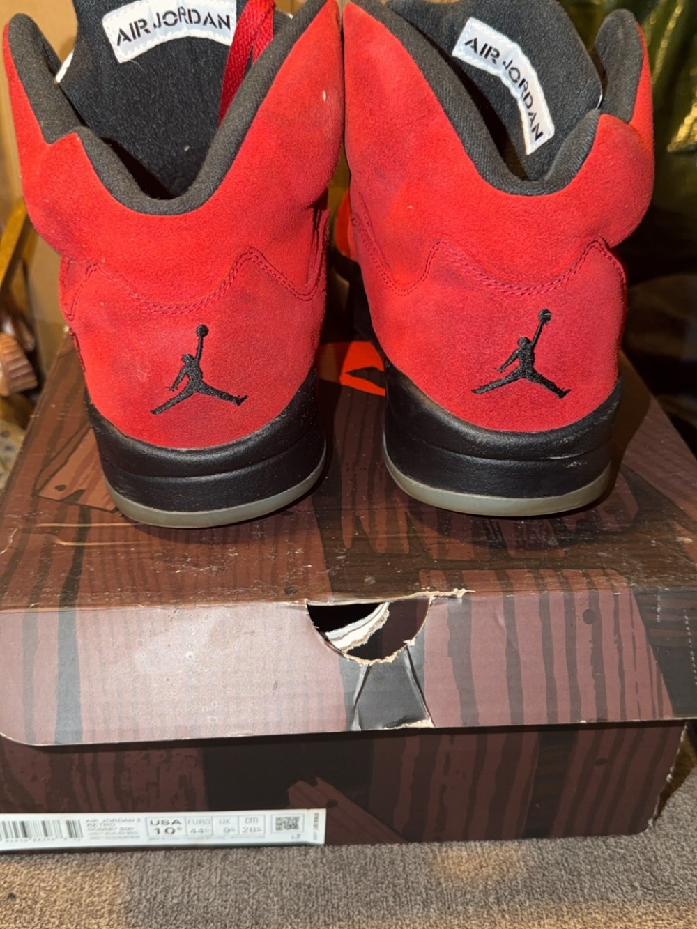 Size 10.5 - Jordan 5 Retro Mid Raging Bull - Picture 6 of 8